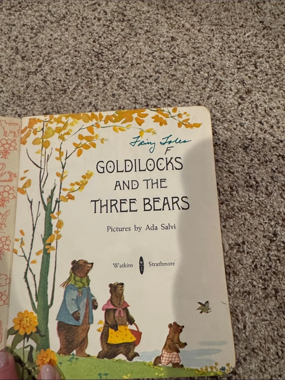 Goldilocks and The Three Bears - Orange Storyland Kids Book